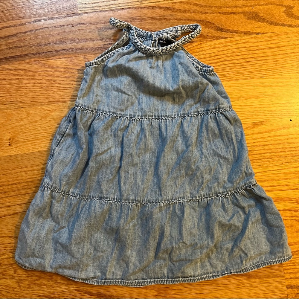 Baby Gap chambray blue dress size 4T